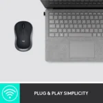 Logitech M185 Wireless Mouse (Grey)
