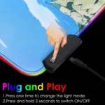 Bijuu and Jinchuuriki Naruto RGB Gaming Mouse Pad - 80x30 CM