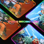 Bijuu and Jinchuuriki Naruto RGB Gaming Mouse Pad - 80x30 CM
