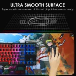 Bijuu and Jinchuuriki Naruto RGB Gaming Mouse Pad - 80x30 CM
