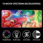 Rick and Morty 2 RGB Gaming Mouse Pad - 80x30 CM