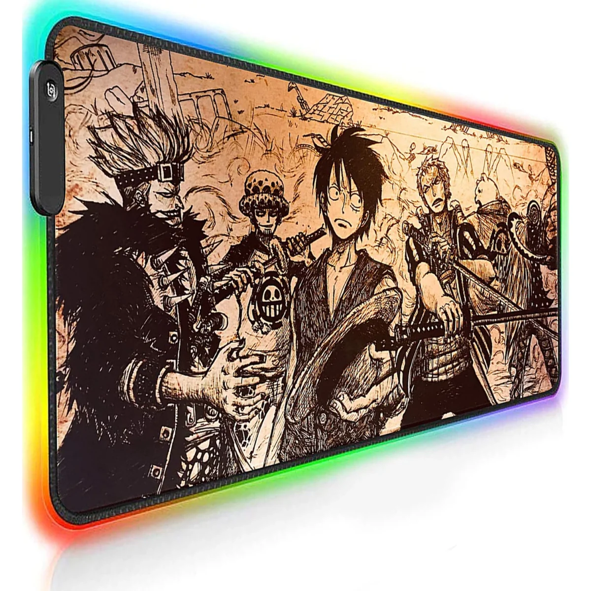 One Piece RGB Gaming Mouse Pad - 90X40 CM