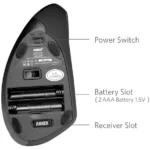 Anker 2.4G Wireless Vertical Ergonomic Optical Mouse