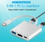 AIRSKY USB HUB 5 In 1 (USB-C PD - HDMI - USB 3.0 X3)
