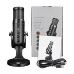 USB RGB Gaming Condenser Podcast Microphone