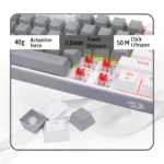 REDRAGON K616 Fizz Pro RGB 60% Wireless, Bluetooth Gaming Mechanical Keyboard