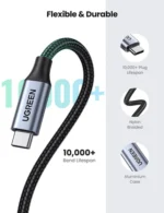 Ugreen USB Type C Extension Cable USB C 3.2 100W Charging 10Gbps (1 Meter)