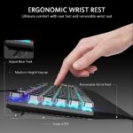 Aula WIND F2088 Gaming Mechanical Keyboard - Blue Switches (Crystal Keycaps)