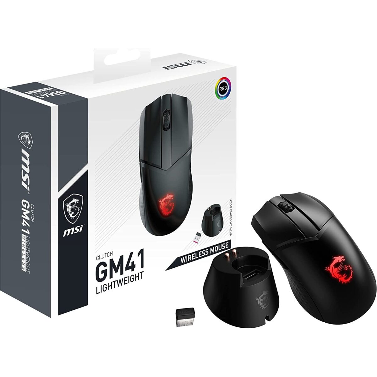 MSI CLUTCH GM41 WIRELESS Gaming Mouse