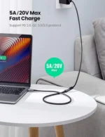 Ugreen USB Type C Extension Cable USB C 3.2 100W Charging 10Gbps (1 Meter)