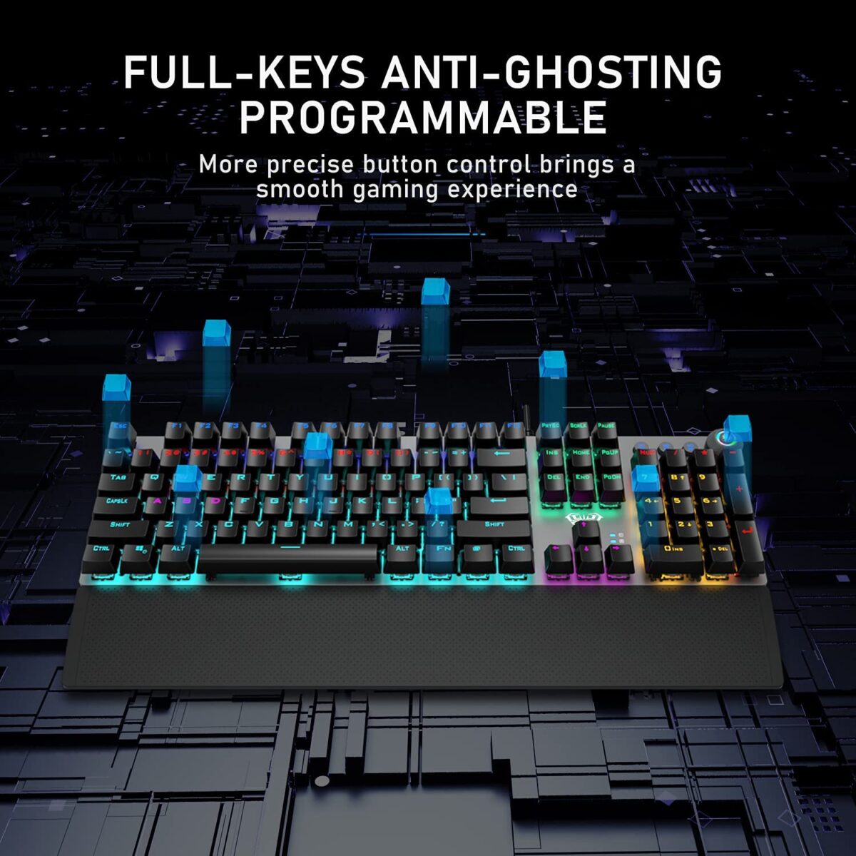Aula WIND F2088 Gaming Mechanical Keyboard - Black Switches