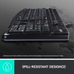 Logitech MK120 Keyboard and Mouse Combo (Arabic)