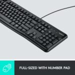 Logitech MK120 Keyboard and Mouse Combo (Arabic)