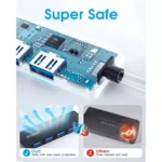 BYEASY 4 Port USB 3.0 Hub - Ultra Slim Portable Data Hub
