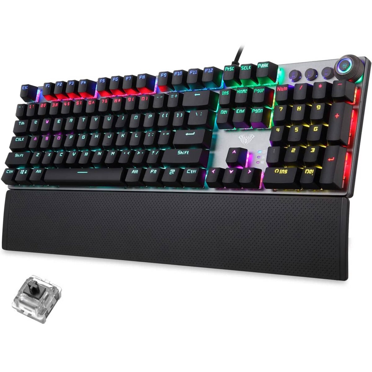 Aula WIND F2088 Gaming Mechanical Keyboard - Black Switches