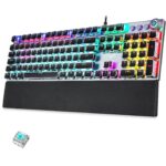 Aula WIND F2088 Gaming Mechanical Keyboard - Blue Switches (Crystal Keycaps)