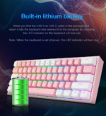 REDRAGON K616 Fizz Pro RGB 60% Wireless, Bluetooth Gaming Mechanical Keyboard
