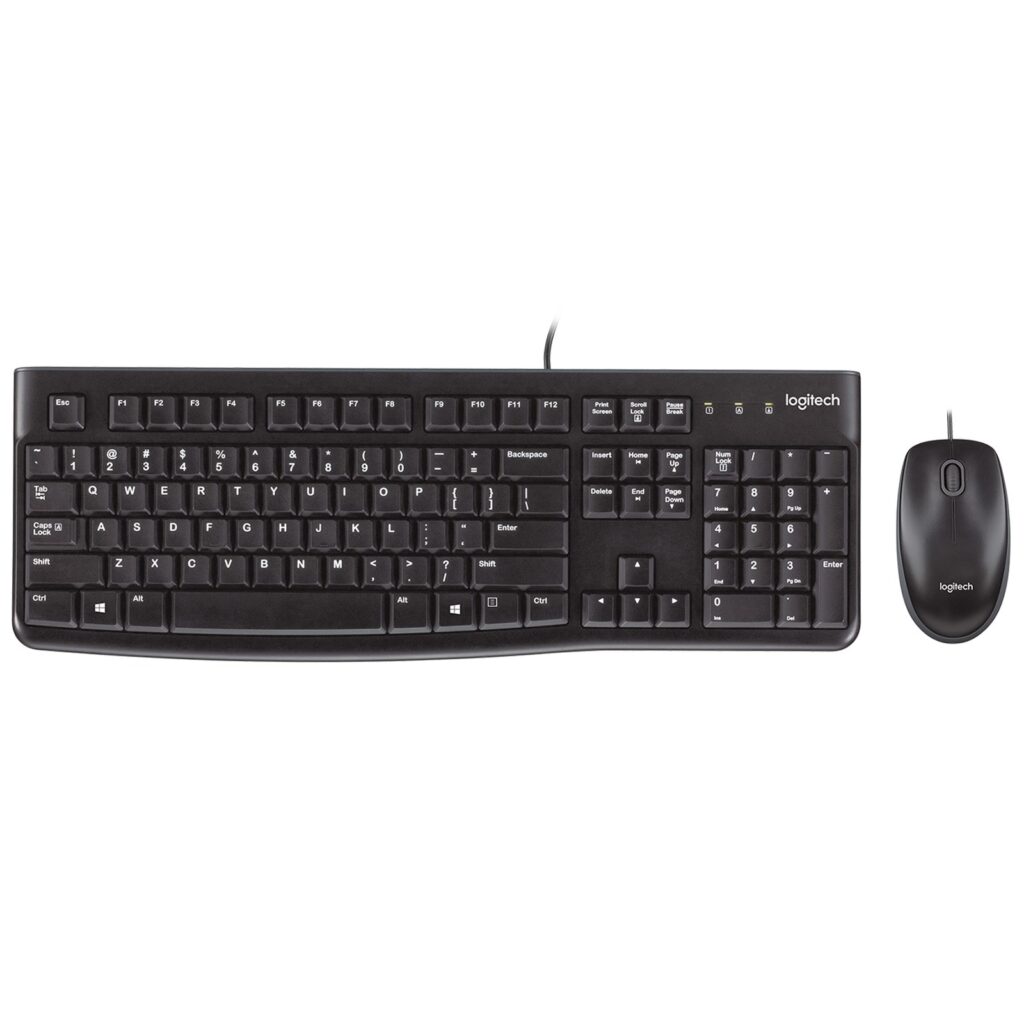 Logitech MK120 Keyboard and Mouse Combo (Arabic)