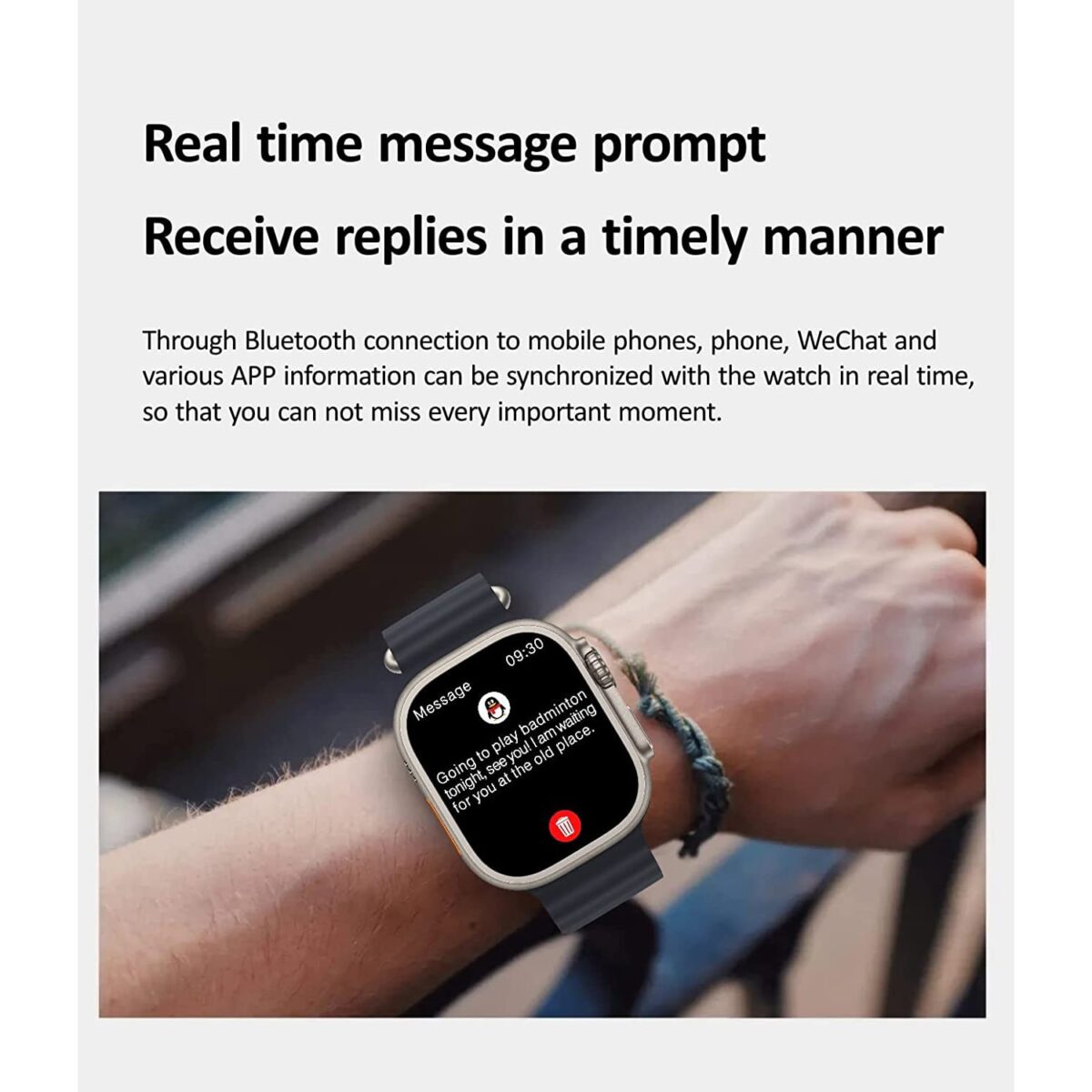 HK8 PRO MAX Smartwatch - 2.12 inch AMOLED Screen - IP68 Waterproof