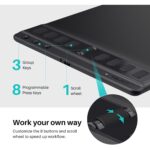HUION Inspiroy 2 H951P Graphic Drawing Tablet - 9 x 5 inch Medium (Black)