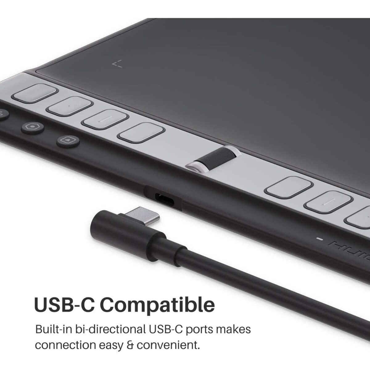 HUION Inspiroy 2 H1061P Graphic Drawing Tablet - 10 x 6 inch Large (Black)