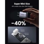 UGREEN 30W USB C Charger, Nexode Foldable GaN Wall Charger