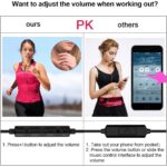 KINVOCA Sweatproof Running Earphones (Clear Blue)