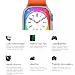 W&O GS8 Ultra Smartwatch (Black)
