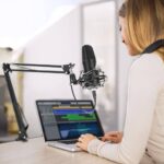 MAONO A04 Professional Podcaster USB Microphone With Boom Arm