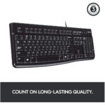 Logitech K120 USB Wired Keyboard (Arabic)