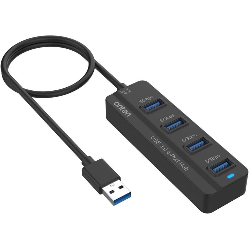 ONTEN 4 Port USB 3.0 HUB with 1M Cable