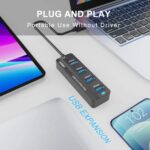 ONTEN 4 Port USB 3.0 HUB with 1M Cable
