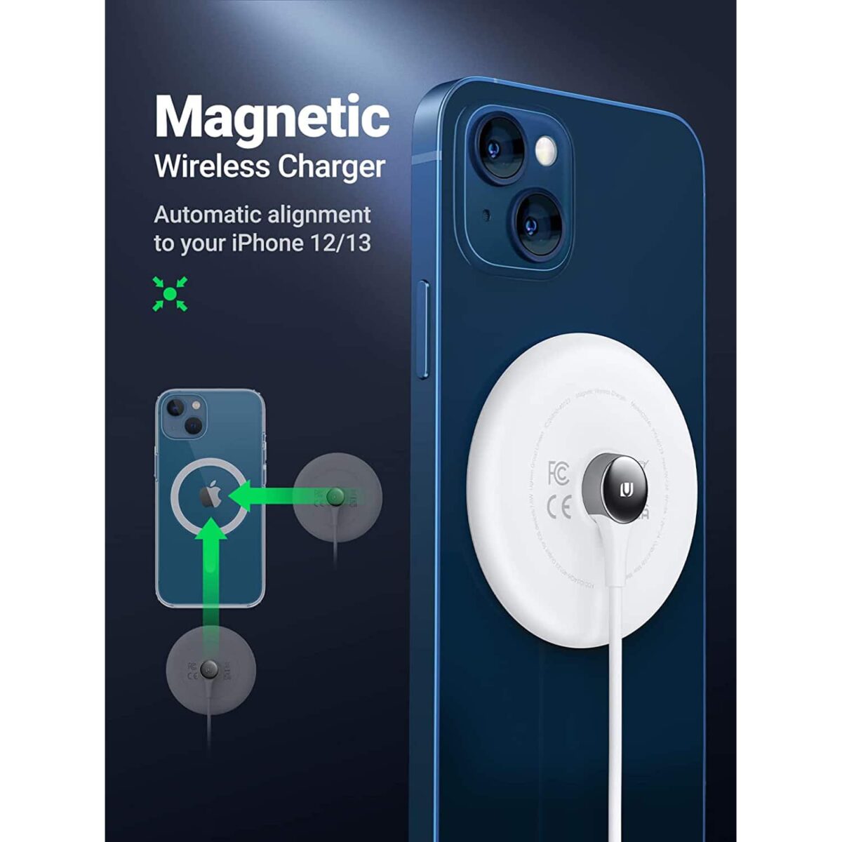 UGREEN 15W Magnetic Wireless Charger