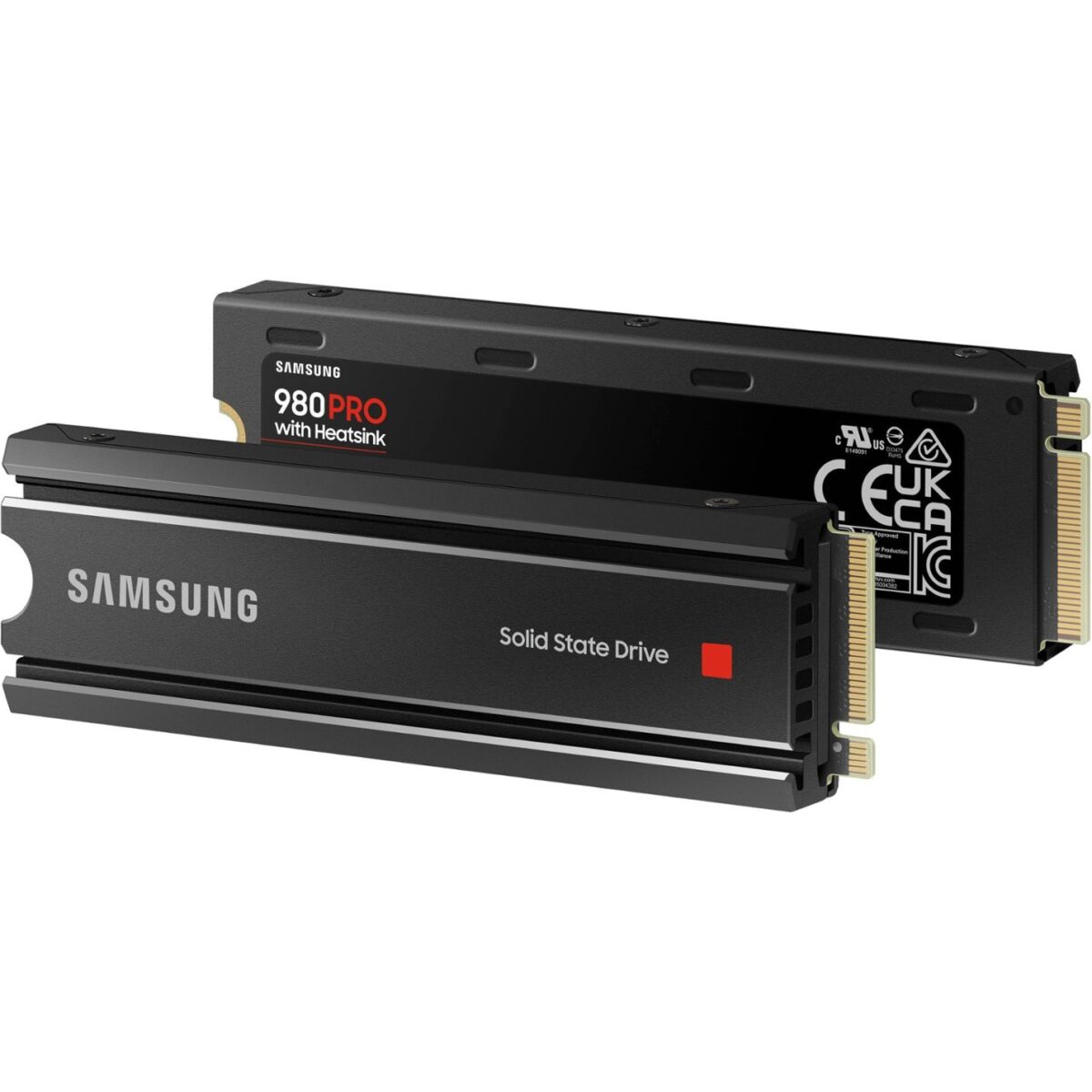 SAMSUNG 980 PRO SSD with Heatsink 1TB PCIe Gen 4 NVMe M.2