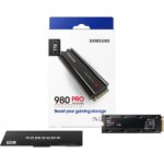 SAMSUNG 980 PRO SSD with Heatsink 1TB PCIe Gen 4 NVMe M.2