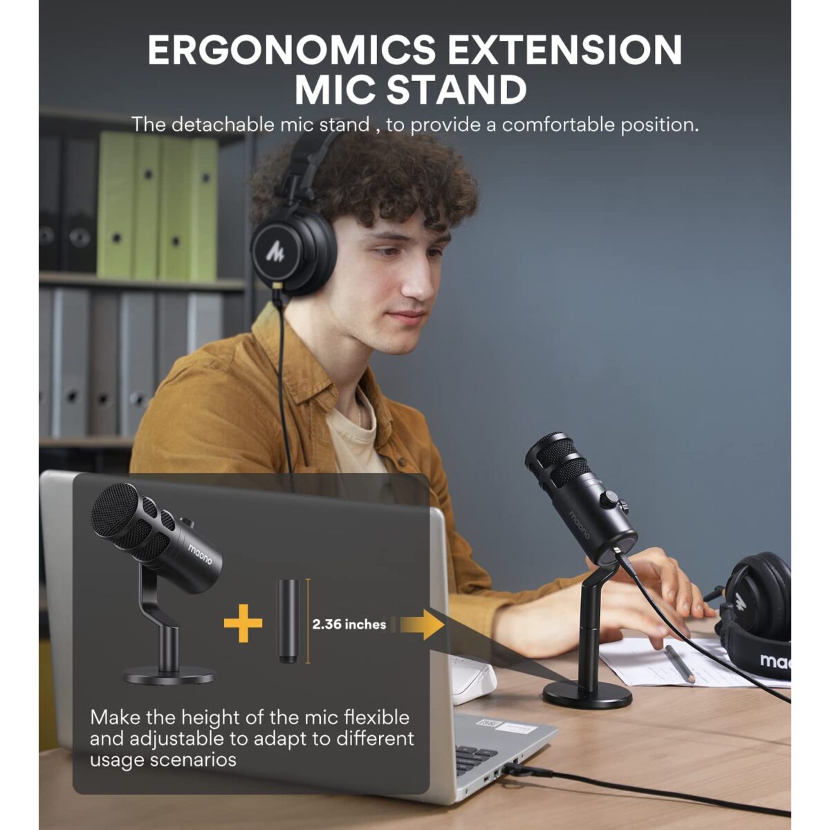 MAONO PD100U Dynamic USB Microphone