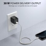 AUKEY PA-Y19 30W USB C GAN Charger (Black)