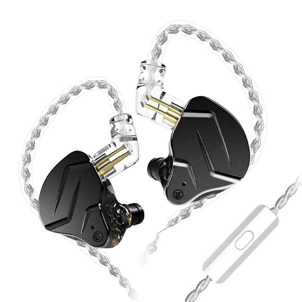 KZ ZSN Pro X in Ear Monitor Dual Driver Earphone With Mic (Black)