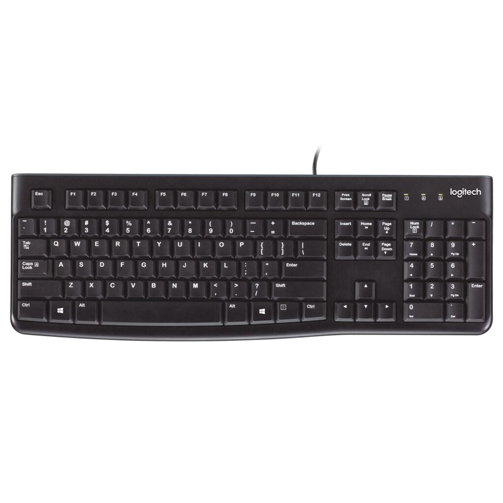 Logitech K120 USB Wired Keyboard (Arabic)