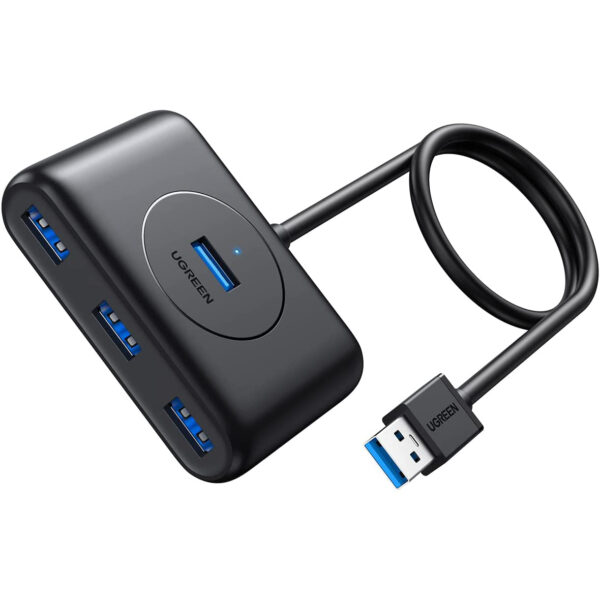 UGREEN USB Hub, 4-Port USB 3.0 Hub with 1M Extension Cable