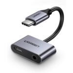 UGREEN 50596 2 in 1 Type C to Aux Female Audio Adapter