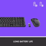 LOGITECH MK220 WIRELESS KEYBOARD AND MOUSE COMBO (Arabic)
