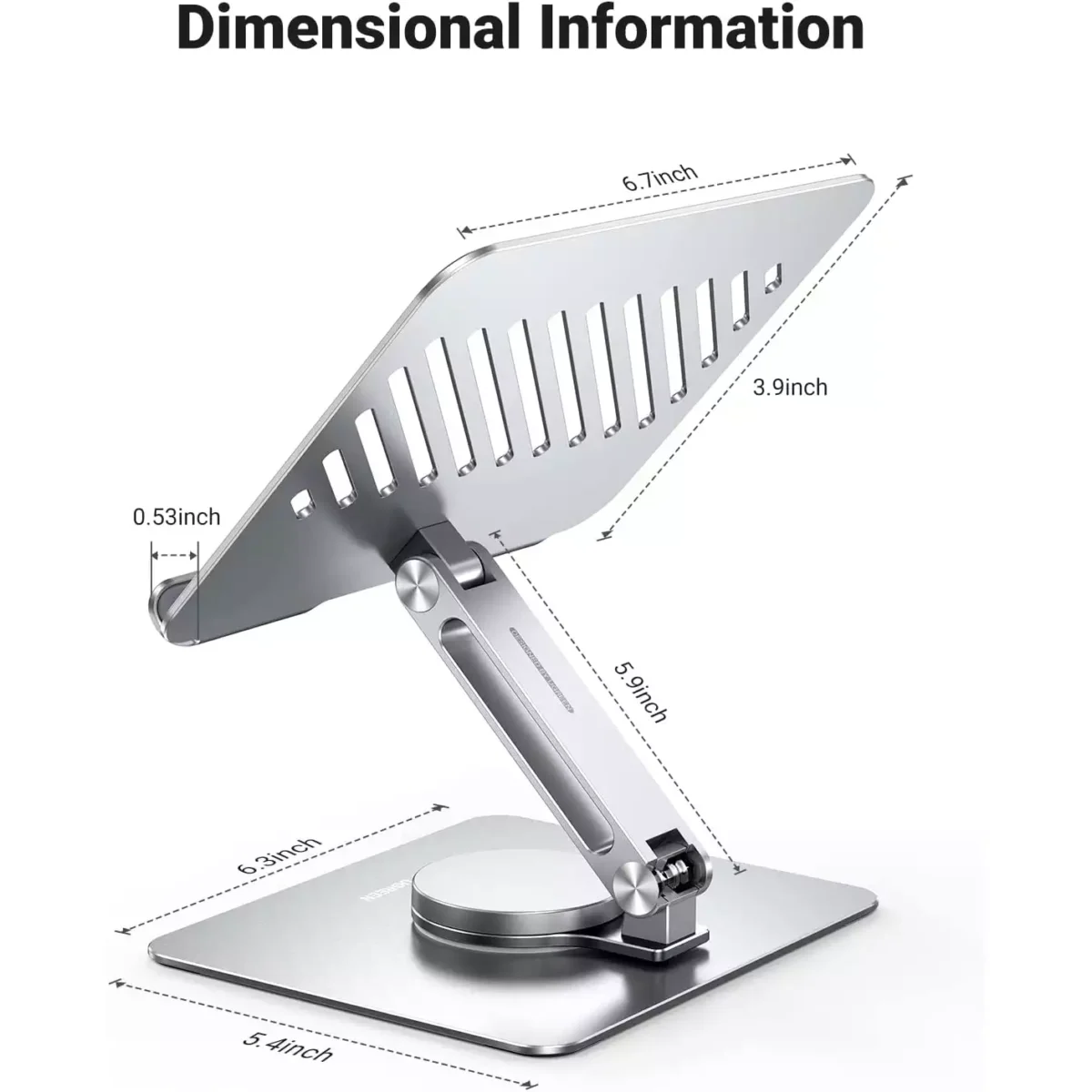 UGREEN 360° Rotating Tablet Stand Holder Adjustable with Rotating Base