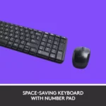 LOGITECH MK220 WIRELESS KEYBOARD AND MOUSE COMBO (Arabic)
