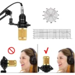 BM-800 Microphone + V8S Sound Card + Microphone Stand
