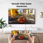 UGREEN USB C to HDMI Cable for Home Office 2M, Braided Type C to HDMI Cable 4K@60Hz Thunderbolt 4/3 to HDMI
