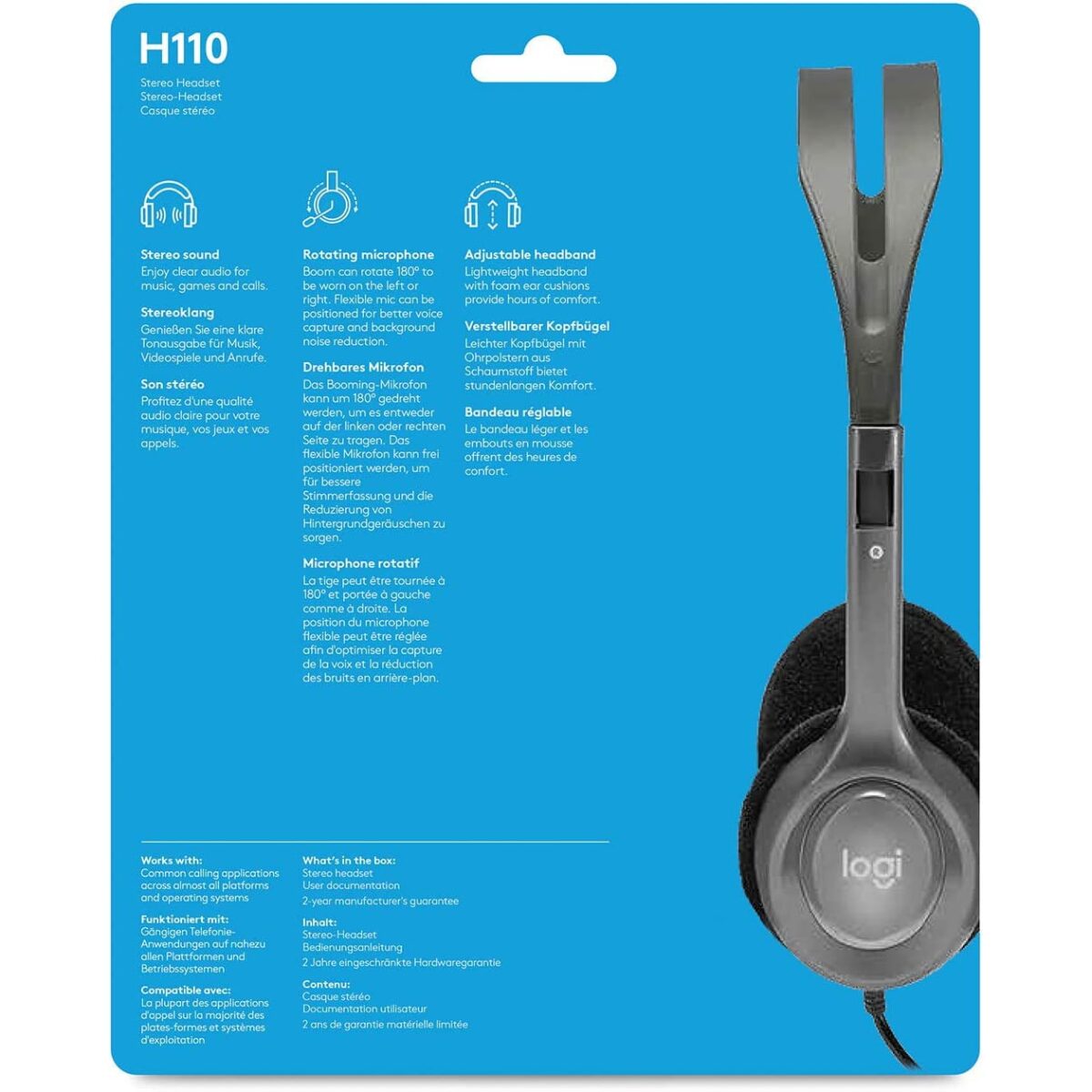 Logitech H110 STEREO HEADSET