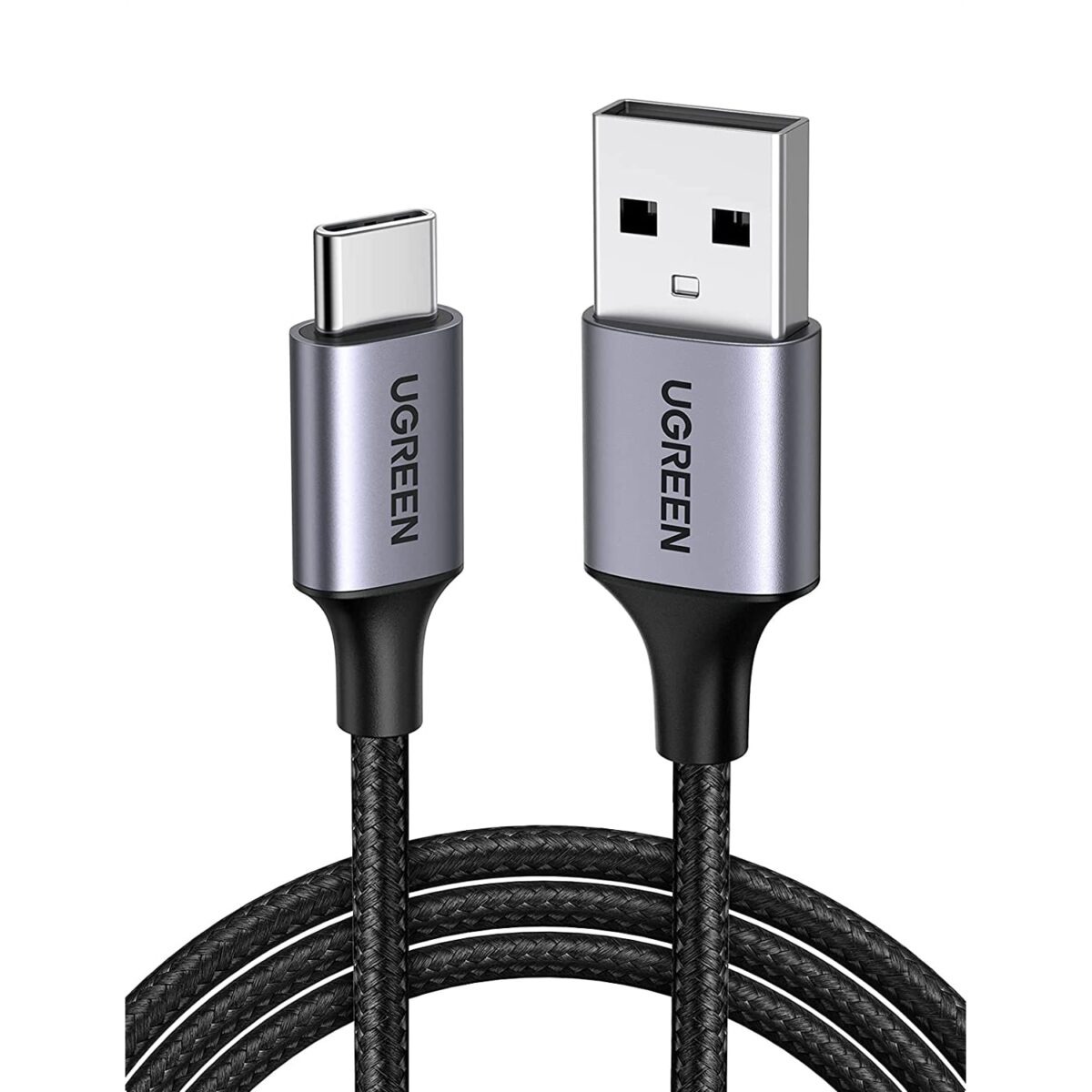 UGREEN USB C Cable USB A to Type C Cable Nylon Braided Fast Charger (2M) - Image 1