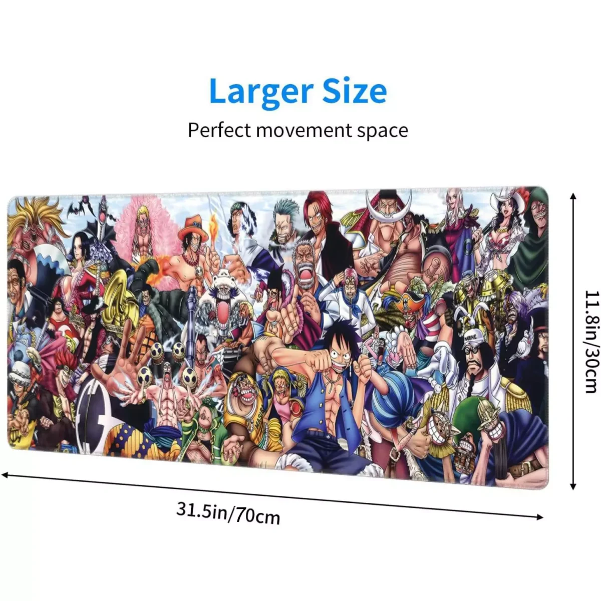 One Piece All Characters Gaming Mouse Pad - Extended Size 70 x 30 CM