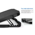 S18 Laptop Cooling Stand 4 Fans - With 6 Speed Level With LCD Display - 3 Level Adjustable Height - Support Laptop Up to 17 Inch